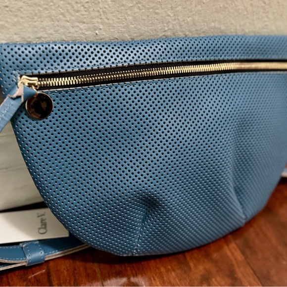 Clare V - Grande Fanny in Desert Blue Perforated *Brand New* - Picture 3 of 6